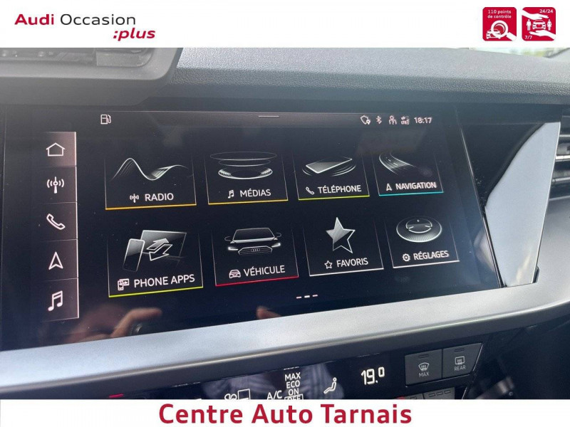 Audi A3 Sportback A3 Sportback 30 TFSI Mild Hybrid 110 S tronic 7 Design 5p  occasion à Albi - photo n°15