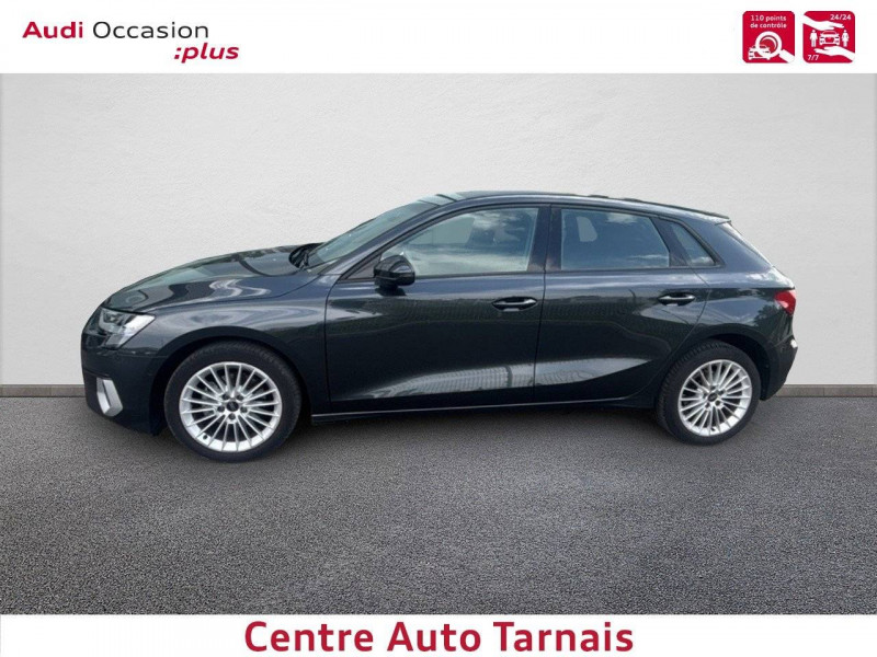 Audi A3 Sportback A3 Sportback 30 TFSI Mild Hybrid 110 S tronic 7 Design 5p  occasion à Albi - photo n°3