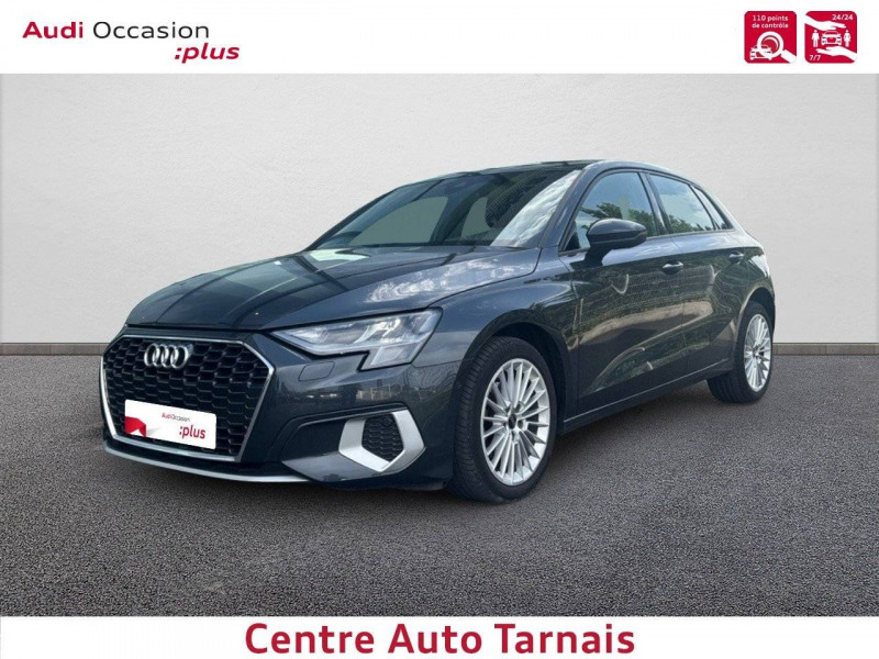 Audi A3 Sportback A3 Sportback 30 TFSI Mild Hybrid 110 S tronic 7 Design 5p  occasion à Albi - photo n°1