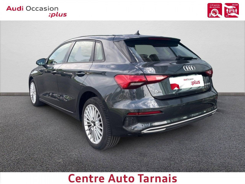 Audi A3 Sportback A3 Sportback 30 TFSI Mild Hybrid 110 S tronic 7 Design 5p  occasion à Albi - photo n°4