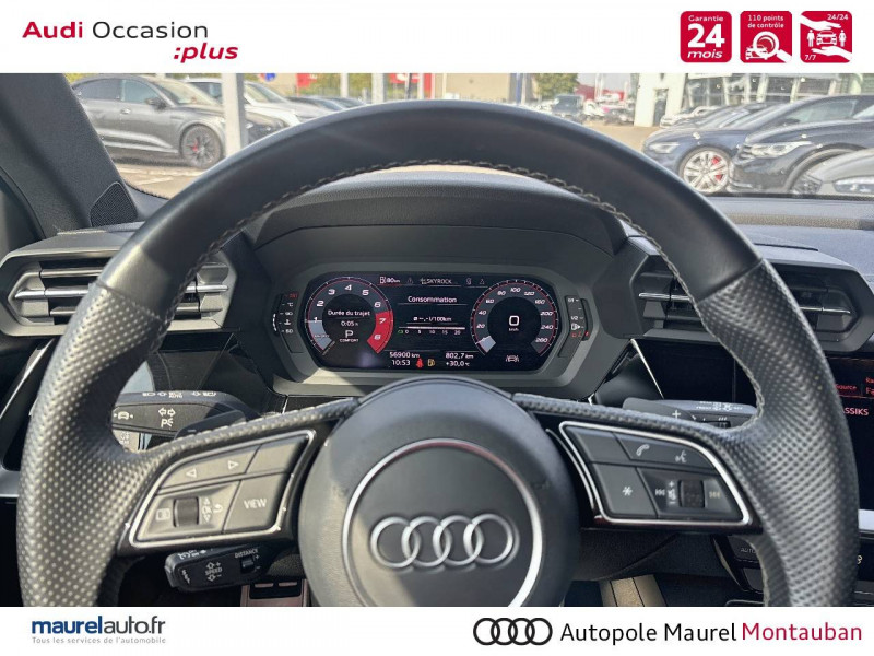 Audi A3 Sportback A3 Sportback 30 TFSI Mild Hybrid 110 S tronic 7 S Line 5p  occasion  Montauban - photo n10