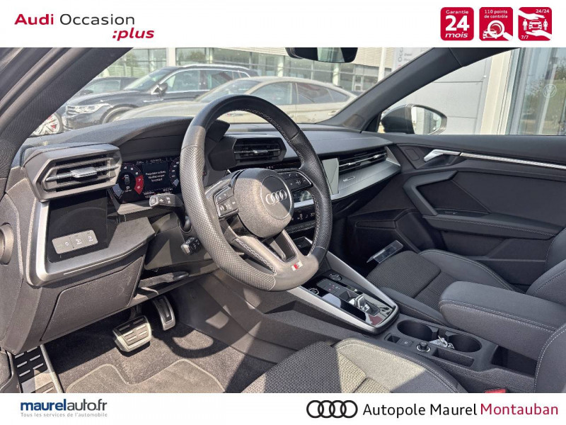 Audi A3 Sportback A3 Sportback 30 TFSI Mild Hybrid 110 S tronic 7 S Line 5p  occasion  Montauban - photo n12