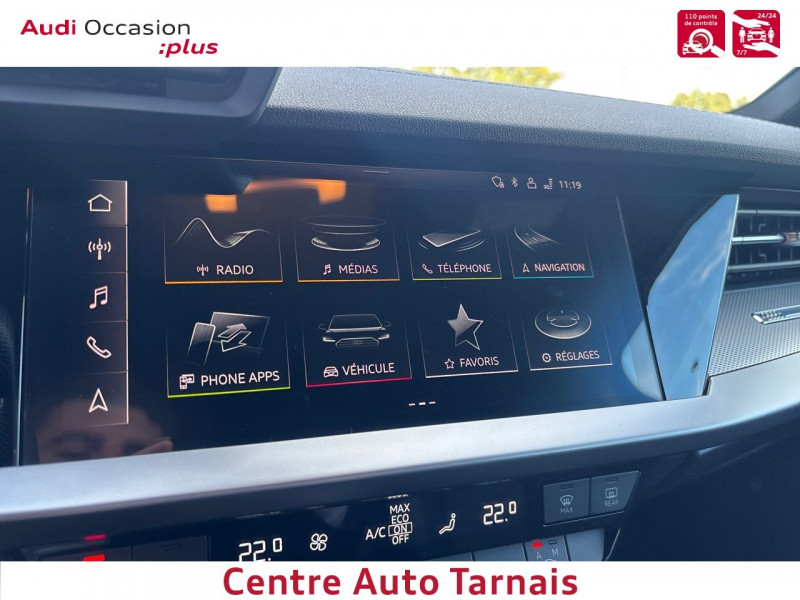 Audi A3 Sportback A3 Sportback 30 TFSI Mild Hybrid 110 S tronic 7 S Line 5p  occasion  Albi - photo n15