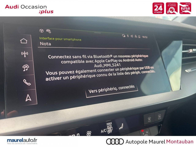 Audi A3 Sportback A3 Sportback 35 TDI 150 S tronic 7 Business Executive 5p  occasion  Montauban - photo n20