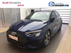 Audi A3 Sportback occasion Bleu année 2020 boite Sequentielle Annonce Audi A3 Sportback occasion Diesel A3 Sportback 35 TDI 150 S tronic 7 S Line 5p à Cessy
