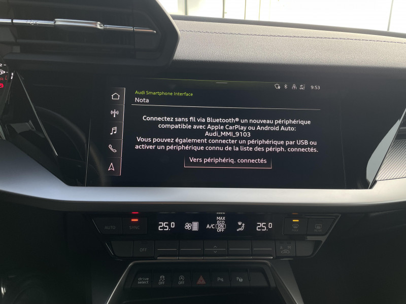 Audi A3 Sportback A3 Sportback 35 TDI 150 S tronic 7 S Line 5p  occasion  Onet-le-Chteau - photo n17