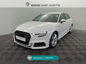 Audi A3 Sportback occasion année 2019 boite Automatique Annonce Audi A3 Sportback occasion Essence A3 Sportback 35 TFSI CoD 150 S tronic 7 S Line à Saint-Quentin