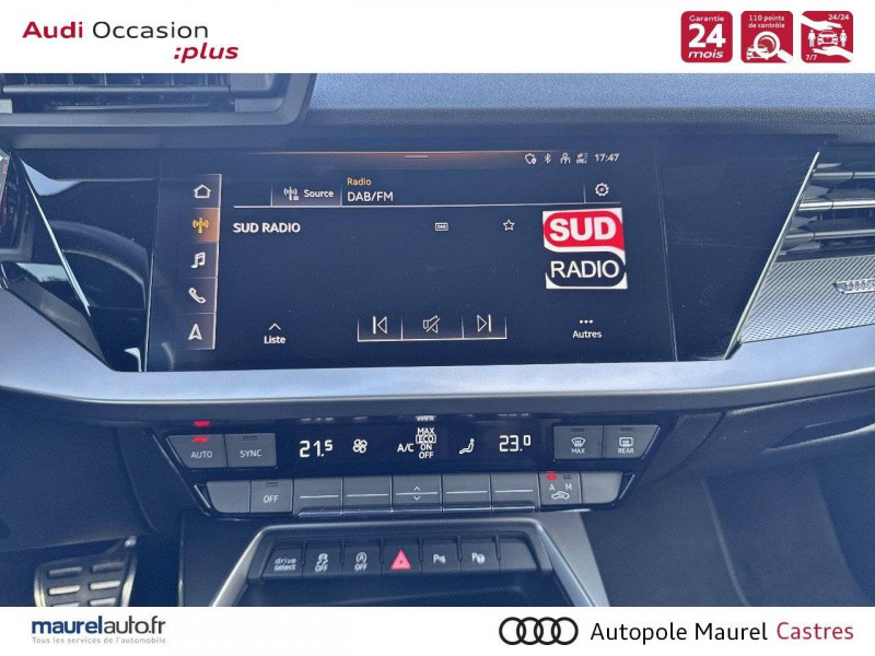 Audi A3 Sportback A3 Sportback 35 TFSI Mild Hybrid 150 S tronic 7 S Line 5p  occasion  Castres - photo n16