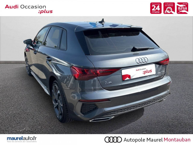 Audi A3 Sportback A3 Sportback 35 TFSI Mild Hybrid 150 S tronic 7 S Line 5p  occasion  Montauban - photo n3
