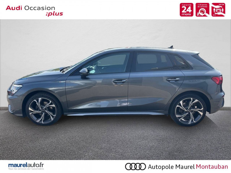 Audi A3 Sportback A3 Sportback 35 TFSI Mild Hybrid 150 S tronic 7 S Line 5p  occasion  Montauban - photo n3