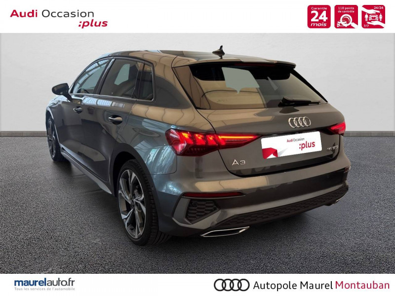 Audi A3 Sportback A3 Sportback 35 TFSI Mild Hybrid 150 S tronic 7 S Line 5p  occasion à Montauban - photo n°4