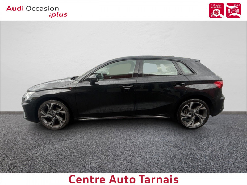 Audi A3 Sportback A3 Sportback 35 TFSI Mild Hybrid 150 S tronic 7 S Line 5p 2021 - photo n°2 Audi A3 Sportback A3 Sportback 35 TFSI Mild Hybrid 150 S tronic 7 S Line 5p  occasion à Albi - photo n°2