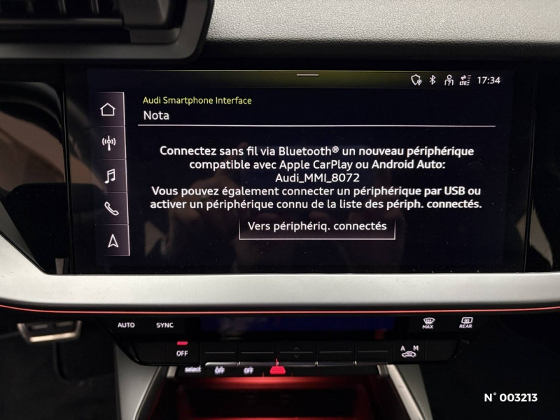 Audi A3 Sportback A3 Sportback 35 TFSI Mild Hybrid 150 S tronic 7  occasion  Brie-Comte-Robert - photo n17