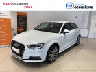 Audi A3 Sportback occasion Blanc année 2020 boite Sequentielle Annonce Audi A3 Sportback occasion Hybride A3 Sportback 40 e-tron 204 S tronic 6 Design Luxe 5p à Albertville