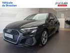 Audi A3 Sportback occasion Noir année 2021 boite Sequentielle Annonce Audi A3 Sportback occasion Hybride A3 Sportback 40 TFSIe 204 S Tronic 6 S Line 5p à Cessy