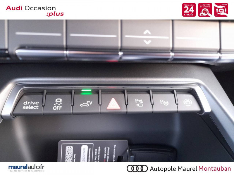 Audi A3 Sportback A3 Sportback TFSI e Hybride rechargeable 204 S tronic 6 S li  occasion  Montauban - photo n18