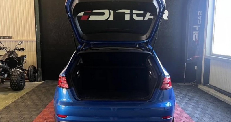 Audi A3 Sportback SPORTBACK 2.0 TFSI 190 DESIGN LUXE / Bleu ARA CRISTAL / Virt  occasion � Manosque - photo n�7