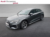 Audi A3 Sportback occasion année 2025 boite Automatique Annonce Audi A3 Sportback occasion Essence Sportback 35 TFSI 150ch Mild Hybrid S line S tronic 7 à SARREGUEMINES