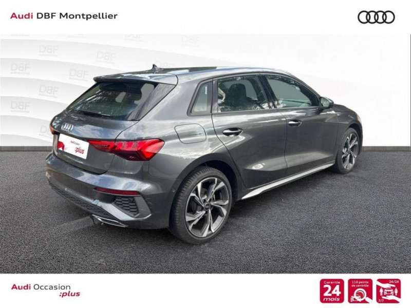 Audi A3 Sportback sportback 35 TFSI Mild Hybrid 150 S tronic 7 S line  occasion  Montpellier - photo n3