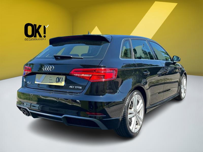 Audi A3 Sportback sportback 40 TFSI 2.0 190CH STRONIC SPORT PACK EXT S.LINE GP  occasion  HAGUENAU - photo n5