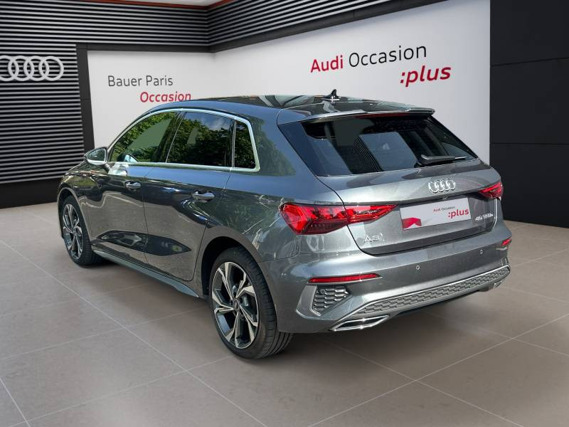 Audi A3 Sportback Sportback 40 TFSIe 204 S tronic 6 S line  occasion  NANTERRE - photo n5