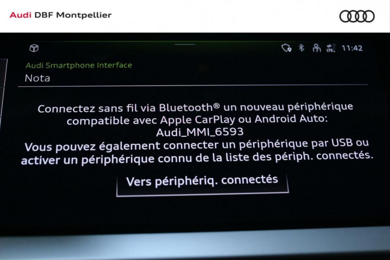 Audi A3 Sportback sportback 40 TFSIe 204 S tronic 6 S line  occasion à Saint-Clment-de-Rivire - photo n°6