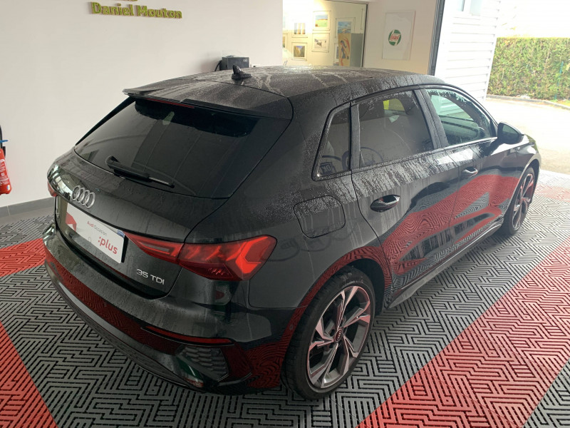 Audi A3 Sportback SPORTBACK A3 Sportback 35 TDI 150 S tronic 7  occasion à Saint-Malo - photo n°4