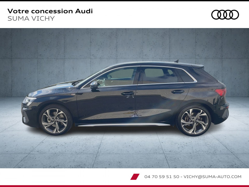 Audi A3 Sportback SPORTBACK A3 Sportback 35 TFSI Mild Hybrid 150 S tronic 7  occasion à CHARMEIL - photo n°2