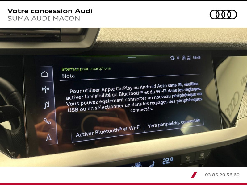 Audi A3 Sportback SPORTBACK A3 Sportback 35 TFSI Mild Hybrid 150 S tronic 7  occasion  Mcon - photo n9