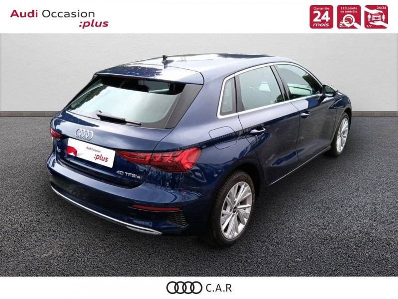 Audi A3 Sportback SPORTBACK A3 Sportback 40 TFSIe 204 S tronic 6  occasion à CHATEAUBERNARD - photo n°5