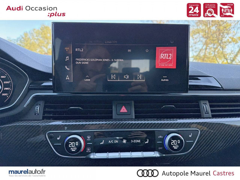 Audi A4 Avant RS4 Avant V6 2.9 TFSI 450 ch Tiptronic 8 Quattro  5p  - photo n°20 Audi A4 Avant RS4 Avant V6 2.9 TFSI 450 ch Tiptronic 8 Quattro  5p  occasion à Castres - photo n°20