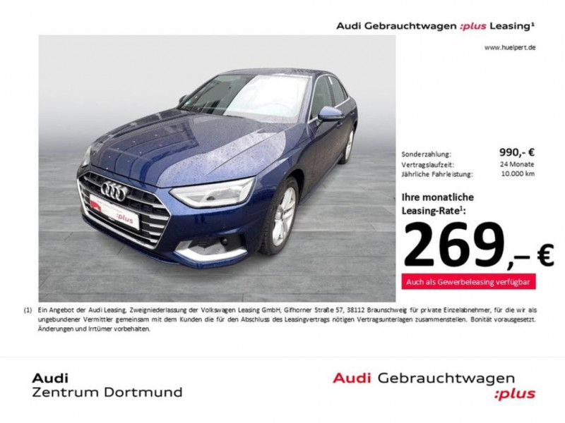 Audi A4 35 advanced CAM LM17 NAVI+ CARPLAY SITZHEIZ. 2024 Audi A4 35 advanced CAM LM17 NAVI+ CARPLAY SITZHEIZ.  occasion à L'Union