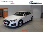 Audi A4 occasion Blanc année 2019 boite Sequentielle Annonce Audi A4 occasion Essence A4 40 TFSI 190 S tronic 7 S line 4p à Seynod