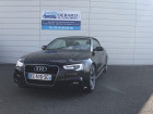 Audi A5 Cabriolet occasion Noir année 2015 boite Automatique Annonce Audi A5 Cabriolet occasion Diesel 2.0 TDI 190CH CLEAN DIESEL S-LINE MULTITRONIC EURO6 à Saint-Saturnin