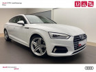 Audi A5 Sportback occasion Blanc année 2018 boite Robotisee Annonce Audi A5 Sportback occasion Diesel 2.0 TDI 190ch S line S tronic 7 à Lescar