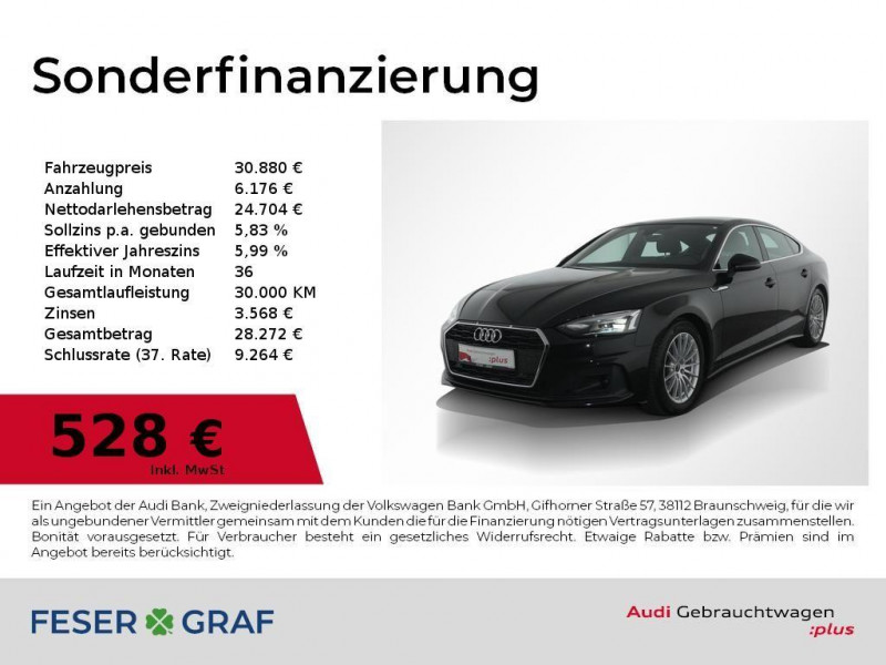 Audi A5 Sportback 35 TDI 163 BVA  occasion � L'Union