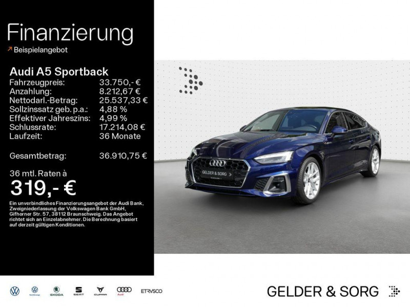 Audi A5 Sportback 40 TFSI 204 BVA Quattro  occasion  L'Union