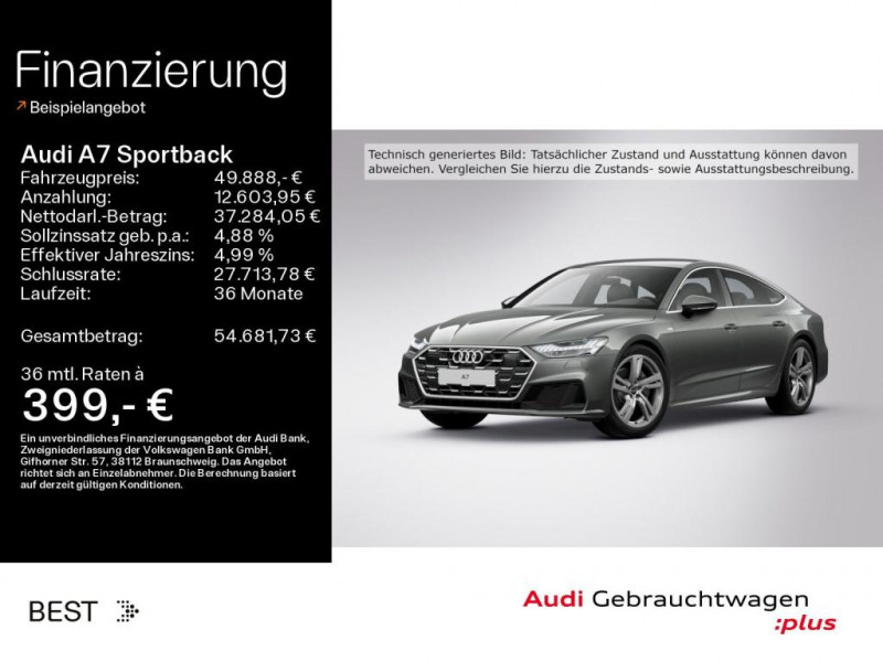 Audi A7 Sportback Sportback 45 TFSI S line*Tour*Matrix*  occasion  L'Union