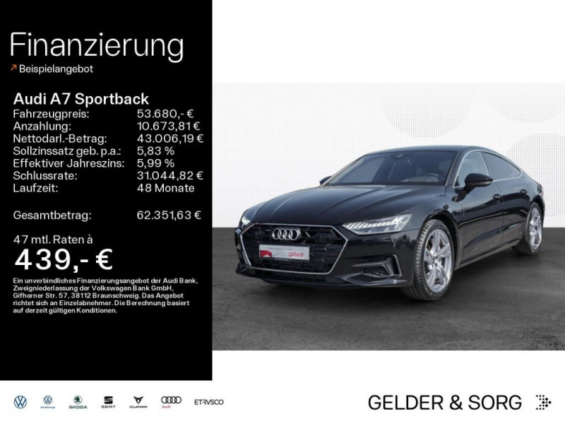 Audi A7 Sportback Sportback 50 TFSIe quattro Bu0026O*HuD*Stadt*Tour  occasion  L'Union