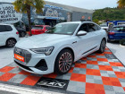 Audi e-tron Sportback occasion Blanc année 2020 boite Automatique Annonce Audi e-tron Sportback occasion Electrique 50 QUATTRO 313 SLINE GPS Cuir Toit Pano Ouv Vision Nuit à Lescure-d'Albigeois