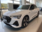 Audi e-tron Sportback occasion Blanc année 2020 boite Automatique Annonce Audi e-tron Sportback occasion Electrique 55 408ch S line e-quattro à Albi