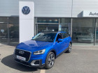 Audi Q2 occasion Bleu année 2018 boite Robotisee Annonce Audi Q2 occasion Essence 1.4 TFSI 150ch COD Design luxe S tronic 7 à Figeac