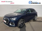 Audi Q3 occasion Bleu année 2019 boite Sequentielle Annonce Audi Q3 occasion Diesel Q3 35 TDI 150 ch S tronic 7 Design Luxe 5p à Annemasse