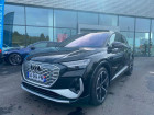 Audi Q4 e-tron occasion Noir année 2021 boite Automatique Annonce Audi Q4 e-tron occasion Electrique 40 e-tron 204ch S line à Albi