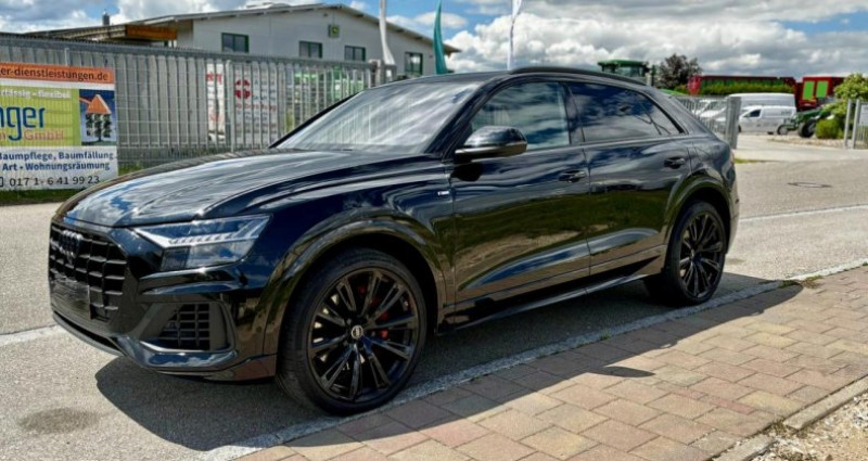 Audi Q8 Quattro 3.0 55 TFSI e - 381 - BVA Tiptronic S line PHASE 1 2021 Audi Q8 Quattro 3.0 55 TFSI e - 381 - BVA Tiptronic S line PHASE 1  occasion à Ozoir-la-Ferrière