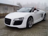 Audi R8 Spyder occasion Blanc année 2011 boite Manuelle Annonce Audi R8 Spyder occasion Essence V10 5.2 FSI 525 ch à BEAUPUY