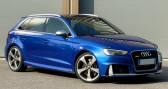 Audi RS3 occasion année 2015 boite Automatique Annonce Audi RS3 occasion Essence SPORTBACK 2.5 TFSI 367 Quattro - Full options à Roanne