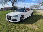 Audi RS5 occasion Blanc année 2012 boite Robotisee Annonce Audi RS5 occasion Essence 4.2 V8 FSI 450CH QUATTRO S TRONIC 7 à Vacquiers