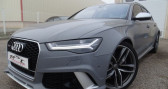 Audi RS6 occasion année 2016 boite Automatique Annonce Audi RS6 occasion Essence AVANT 4.0 TFSI 560 QUATTRO TIPTRONIC/FULL Options B.O 360 Vi à CHASSIEU