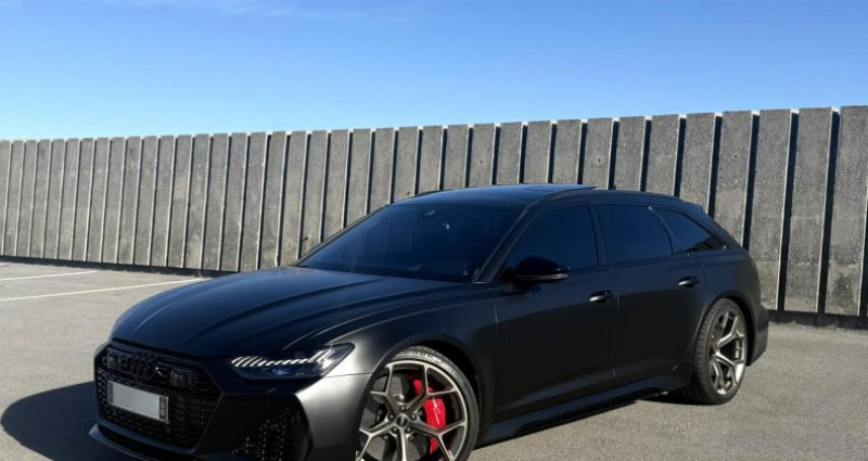 Audi RS6 AVANT 4.0 V8 TFSI 630ch Performance quattro tiptronic 2024 Audi RS6 AVANT 4.0 V8 TFSI 630ch Performance quattro tiptronic  occasion à VILLENEUVE LOUBET